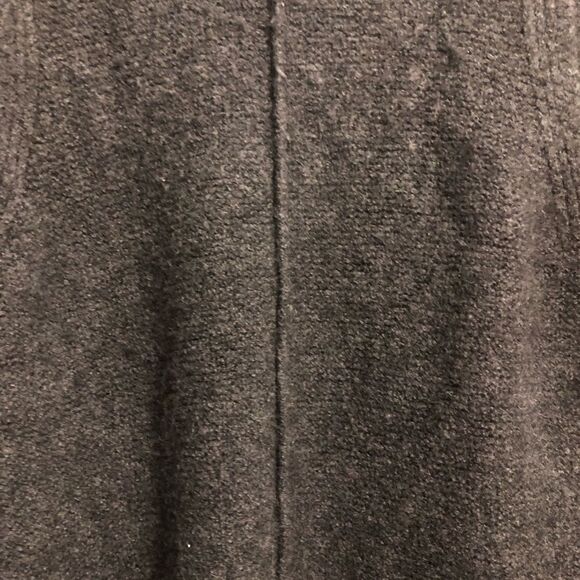 Tahari Women’s Size Large Open Front Mid Length Vest Pockets Gray - Picture 6 of 6